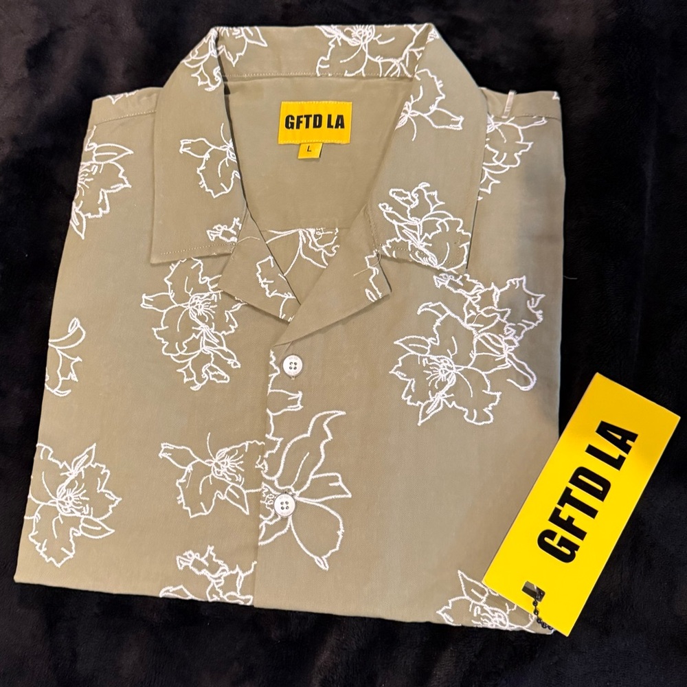 Men's Brown Floral Casual Shirt